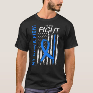 T-shirt Son combat maman Type 2 Sensibilisation au diabète