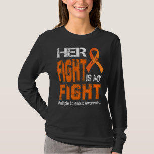 T-shirt Son combat Mon combat Fière Sclérose en plaques