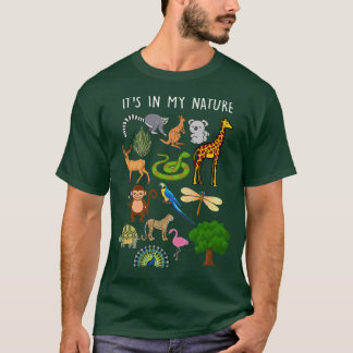 T-shirt Son Dans Ma NatureZoo Animaux Amoureux des animaux