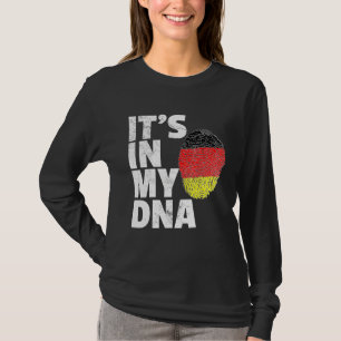 T-shirt Son Dans Mon Adn Allemagne Allemand Flag Pride Nat