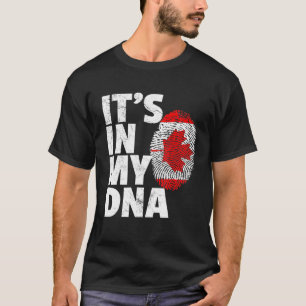 T-shirt Son Dans Mon Adn Canadien Canada Fierté Drapeau Na