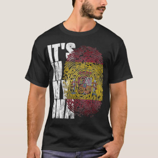T-shirt Son Dans Mon ADN Chemise Espagnole Vintage Cadeaux
