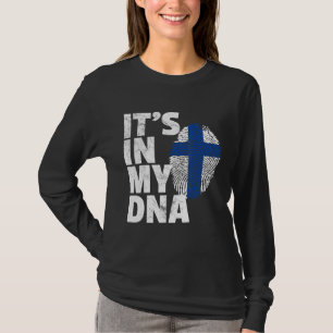 T-shirt Son Dans Mon Adn Finlande Flag Pride Pays National