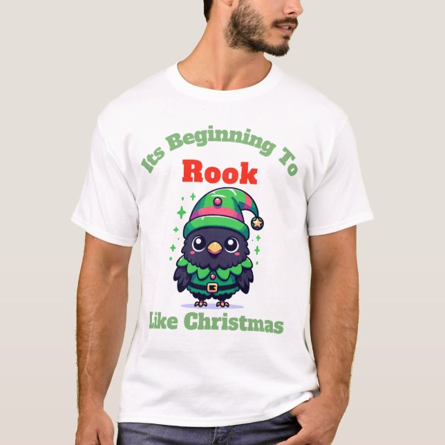 T-shirt Son début de Rook Like Christmas (Devant)