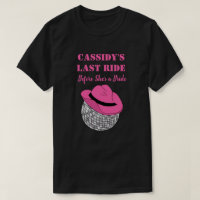 Son Dernier Ride Disco Cowgirl Bachelorette Party