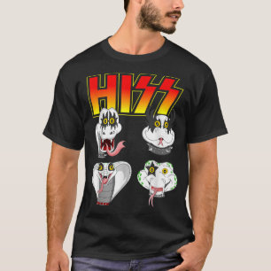T-shirt Son Drôle Serpent Lover Rock Et Roll Band Idée