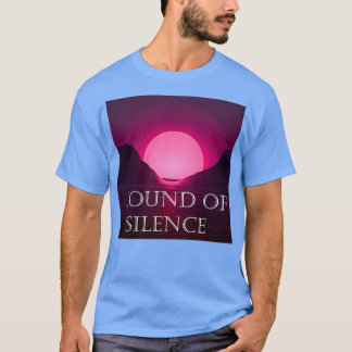 T-shirt Son du silence Vaporwave art art numérique rose su
