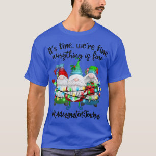 T-shirt Son Excellent Été Tout Est Beau Gnome