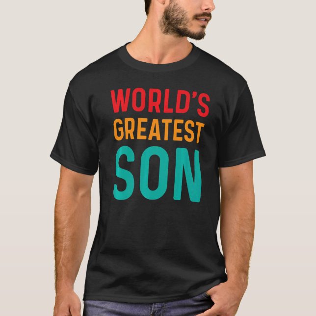 T-shirt Son Garçons Enfants Famille Amour Parents Meilleur (Devant)