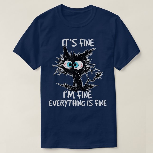T-shirt Son Im Fin Tout Est Beau Noir Noir Beau (Design devant)