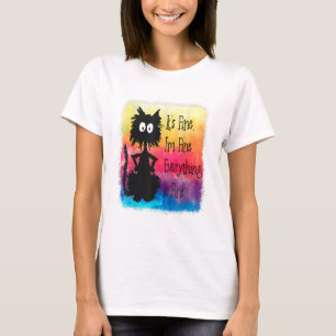 T-shirt Son Im Fin Tout Est Beau Noir Noir Beau