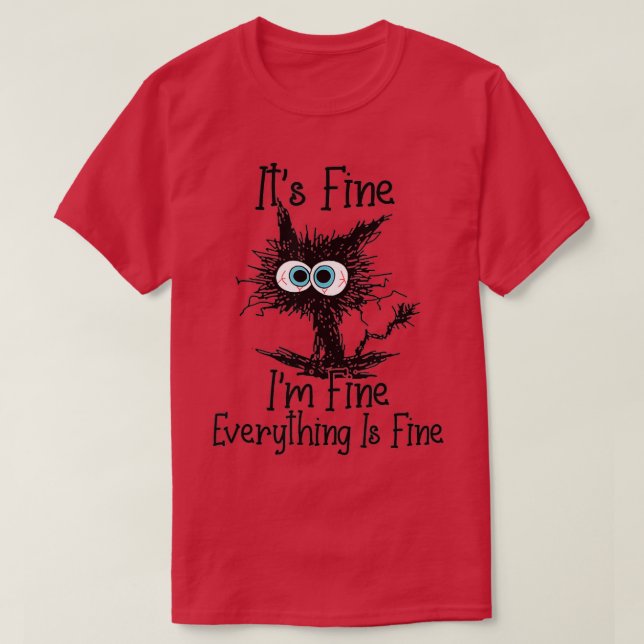 T-shirt Son Im Fin Tout Est Beau Noir Noir Beau (Design devant)