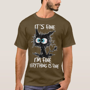 T-shirt Son Im Fin Tout Est Beau Noir Noir Beau