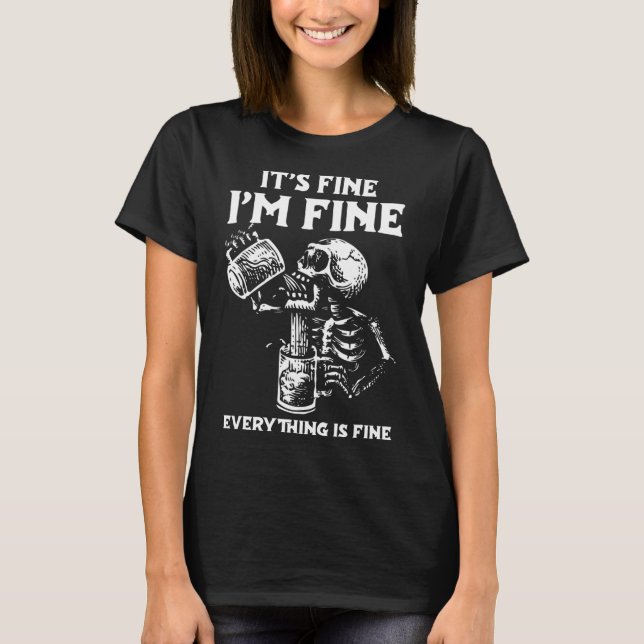 T-shirt Son Im Fine Tout Beau Costum Halloween (Devant)