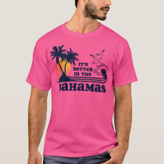 T-shirt Son meilleur aux Bahamas Vintage 80 les années 70