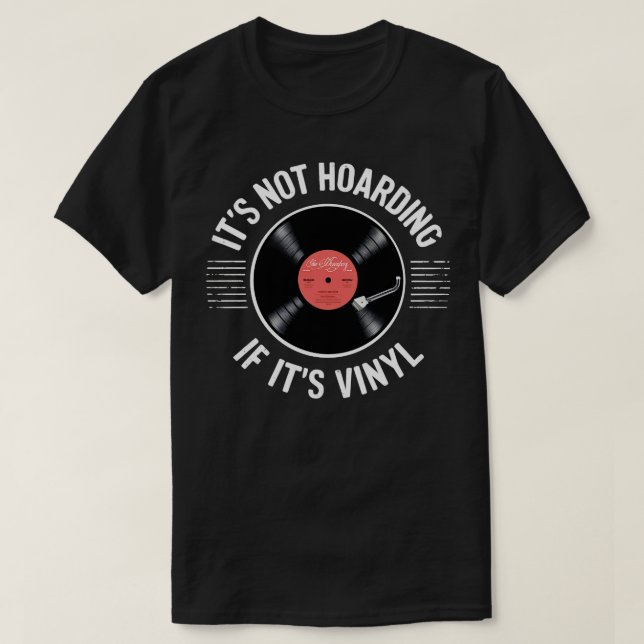 T-shirt son ne pas thésauriser si son vinyle 1 (Design devant)