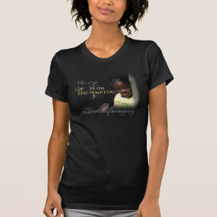 T-shirt Son oeil est sur la pièce en t d'associé de prière