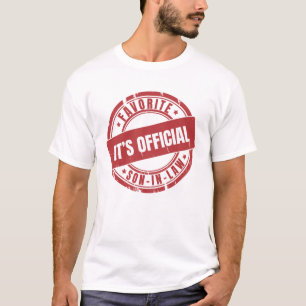 T-shirt Son Officiel Est Le Fils Préféré En Droit