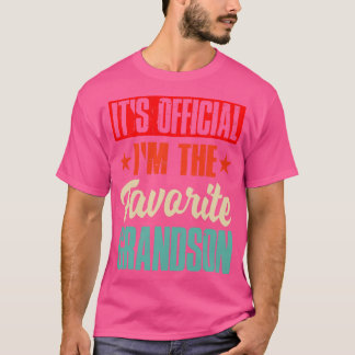 T-shirt Son Officiel Je Suis Le Petit Favori