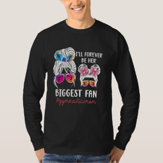 T-shirt Son Plus Grand Fan Gymnastique Maman D'Une Mama Gy