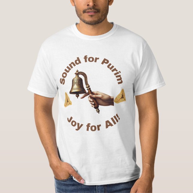 T-shirt Son pour Purim - Célébration joyeuse et festive (Devant)