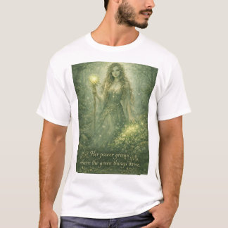 T-shirt son pouvoir grandit là où les choses vertes prospè
