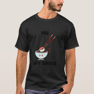 T-shirt Son Sauce Soja Couple Assorti Mignon Foodie Sushi