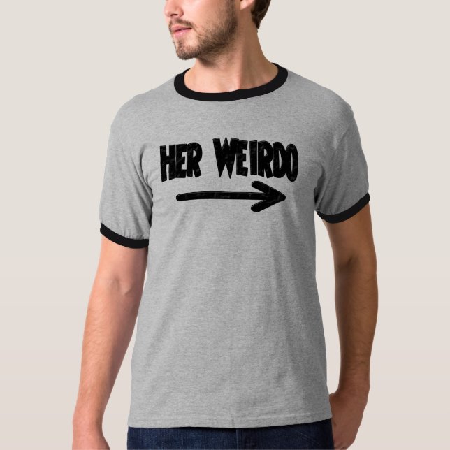 T-shirt Son Weirdo (Devant)