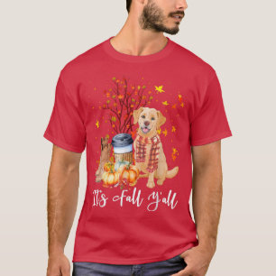 T-shirt Son Yall Labrador Chien Citrouille Automne Automne