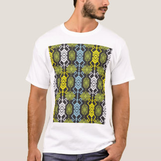 T-shirt Songket Tenun : Motif Indonésien Traditionnel.