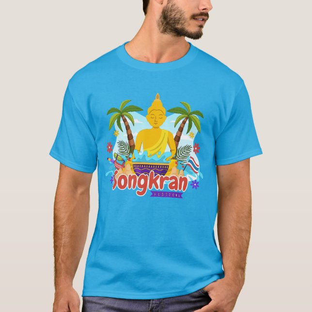T-shirt Songkran - Nouvel An thaïlandais et Festival de l' (Devant)