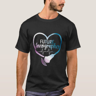 T-shirt Songraphe Futur Pour Être Étudiant En Sonographie