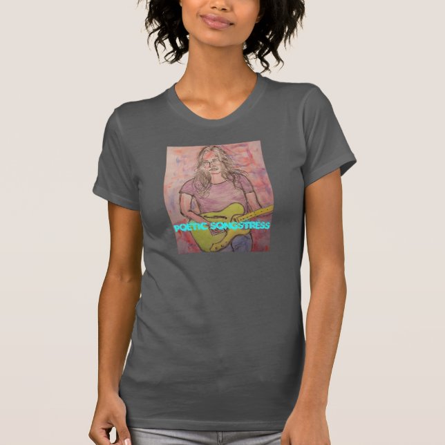 T-shirt Songstress poétique (Devant)