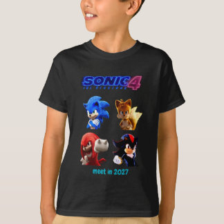 T-shirt Sonic 4 pour enfants