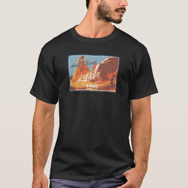 T-shirt Sonic Frontiers - Ares Island (Devant)
