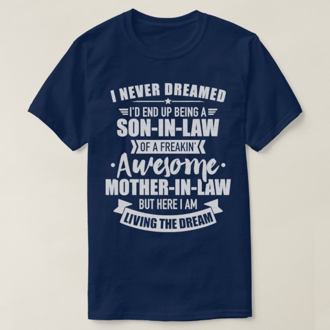 T-shirt Soninlaw d'une belle-mère (Design devant)