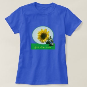 T - Shirt - Sonnenblume im Kreis