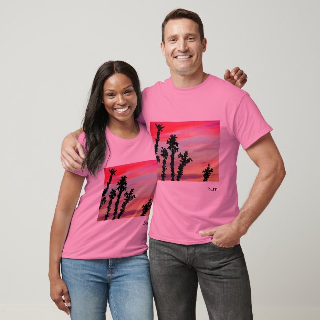 T - Shirt: Sonnenuntergang T-Shirt (Unisex)