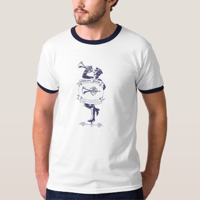 T-shirt Sonnerie de bleu marine de Weathervane (Devant)