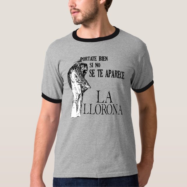 T-shirt Sonnerie d'Espagnol de Llorona de La (Devant)