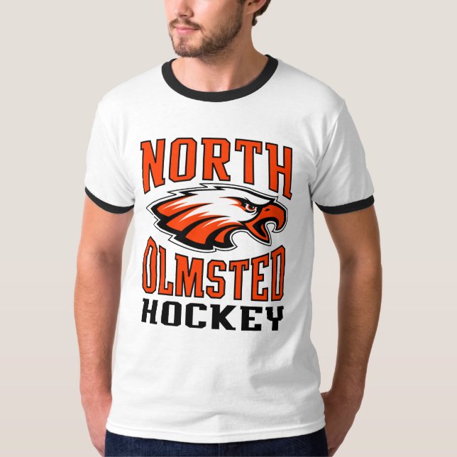 T-shirt Sonnerie du nord d'hockey d'Olmsted (Devant)