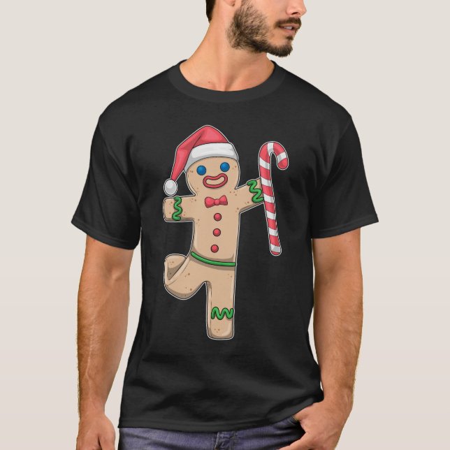 T-shirt Sonnette de Noël du Père Noël (Devant)