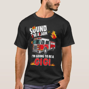 T-shirt Sonnez L'Alarme Gigi Pour Être Bébé Révéler Pompie