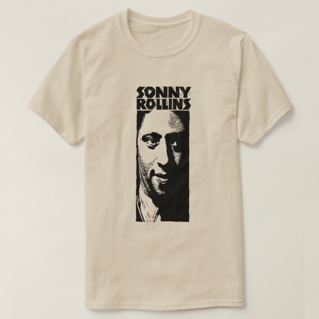 T-shirt Sonny Rollins Illustré Impression (Design devant)