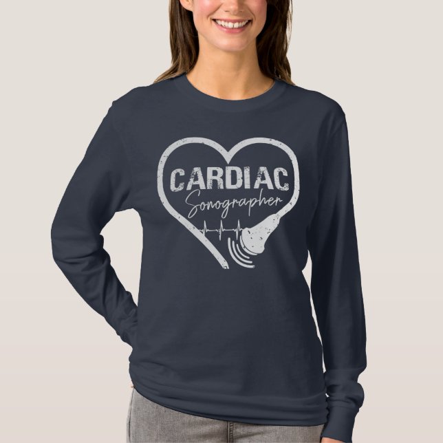 T-shirt Sonographe cardiaque Ultrasound Doctor  (Devant)