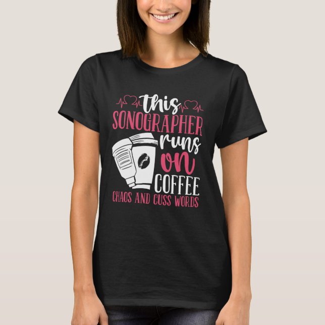 T-shirt Sonographe Médicale diagnostique Ultrasound (Devant)