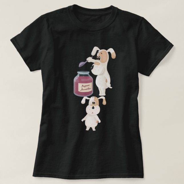 T-shirt Sonya le chien (Design devant)