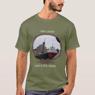 T-shirt Soo Locks chemise avec corde foncée