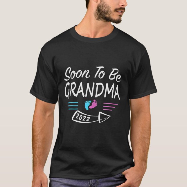 T-shirt Soon To Be Grandma Est.2022 Mothers Day (Devant)