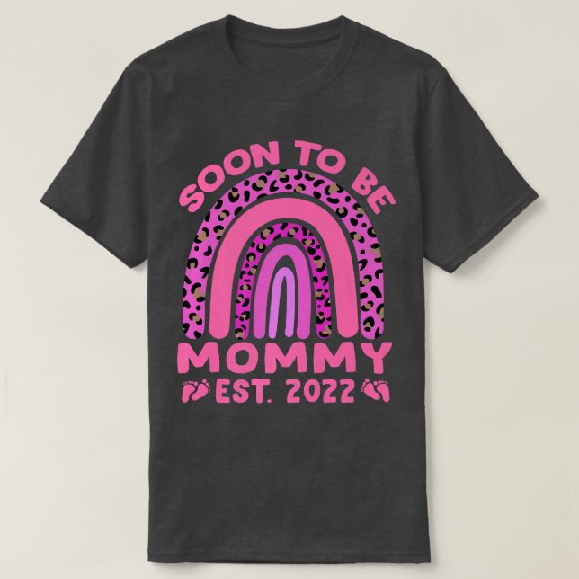 T-shirt Soon To Be Maman Est 2022 (Design devant)